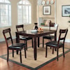 Homelegance Oklahoma 5 Piece Table & Chair Set