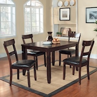 5 Piece Table & Chair Dinette Set