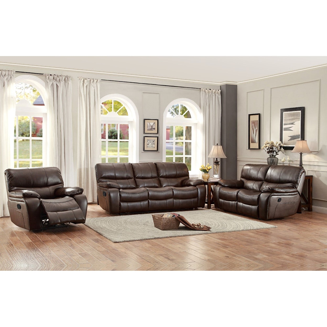 Homelegance Furniture Pecos Casual Power Reclining Sofa