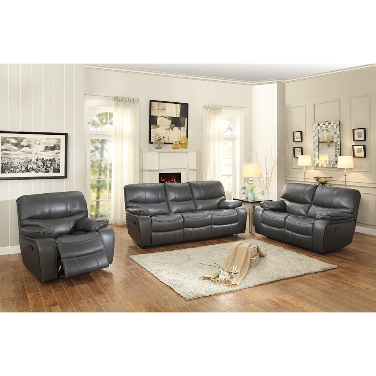 Homelegance Furniture Pecos Casual Power Reclining Sofa