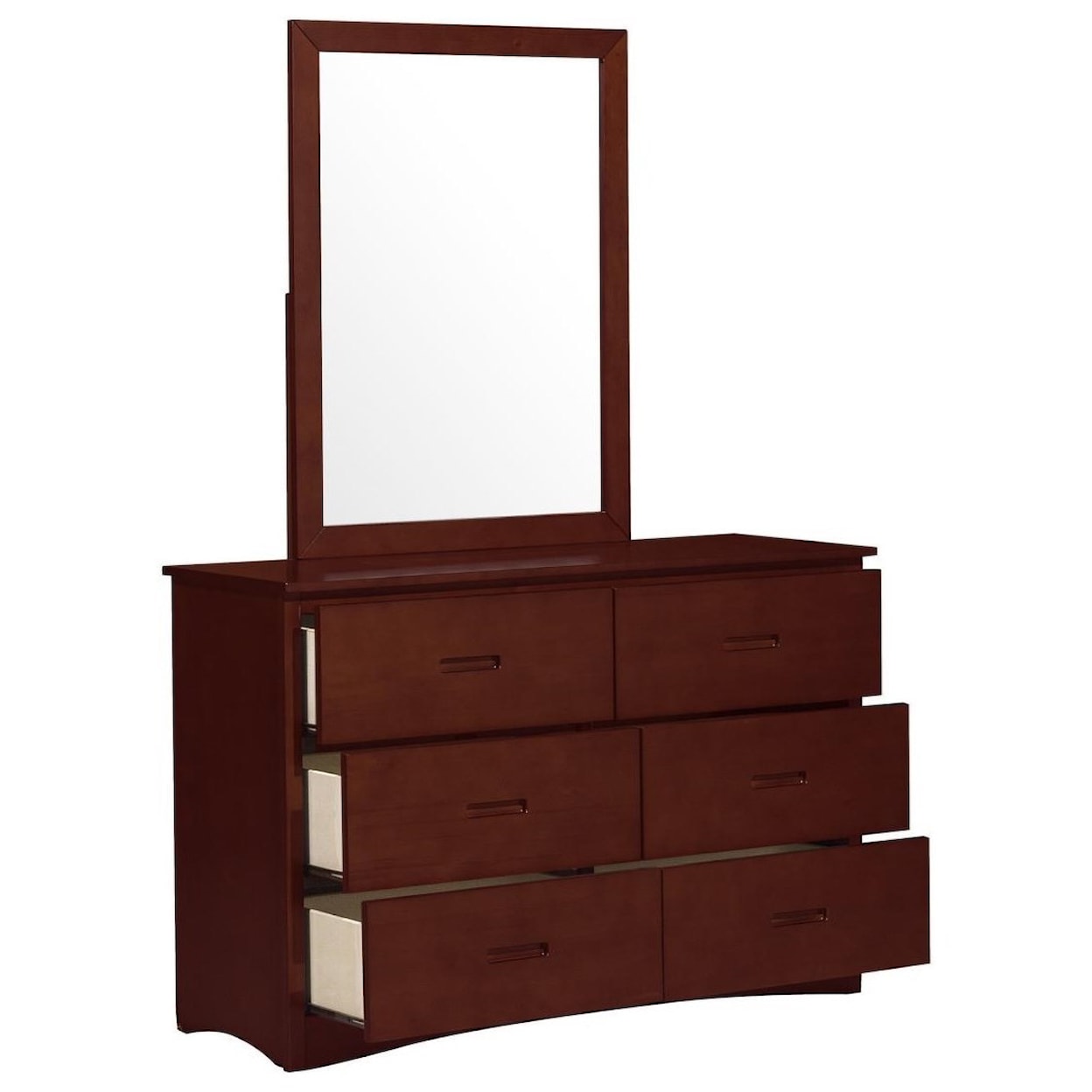 Homelegance Furniture Discovery Dresser and Mirror Set