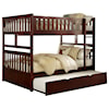 Homelegance Furniture Discovery Full Over Full Trundle Bunk Bed