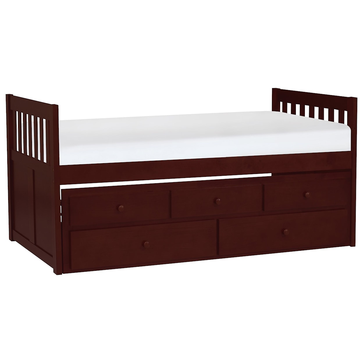 Homelegance Rowe Twin Captain's Bed