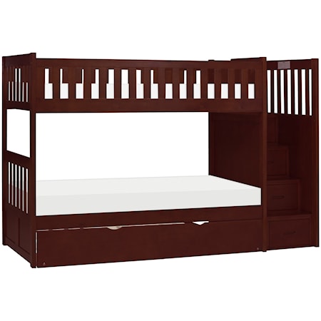 Twin Over Twin Trundle Bunk Bed