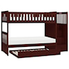 Homelegance Rowe Twin Over Twin Trundle Bunk Bed