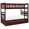 Homelegance Furniture Discovery Twin Over Twin Storage Bunk Bed