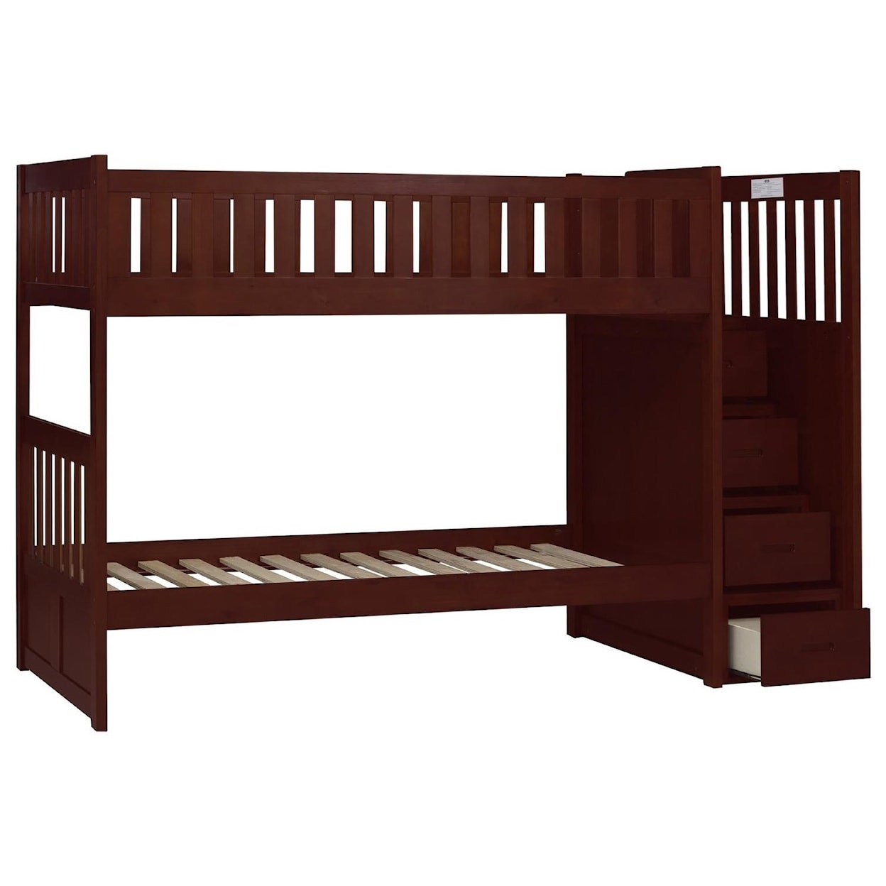 Homelegance Furniture Discovery Twin Over Twin Bunk Bed