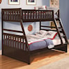 Homelegance Rowe Twin Over Full Bunk Bed