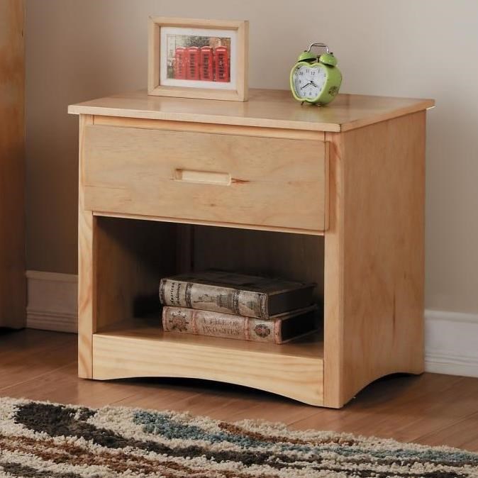 Homelegance Bartly 1-Drawer Nightstand