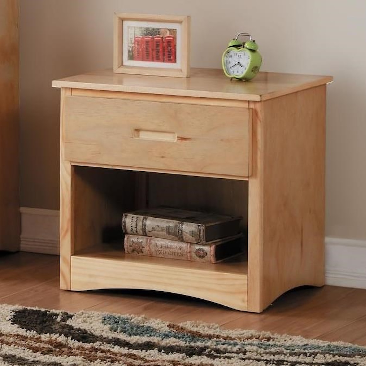 Home Style Natural Youth Night Stand