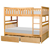 Homelegance Bartly Full Over Full Storage Bunk Bed