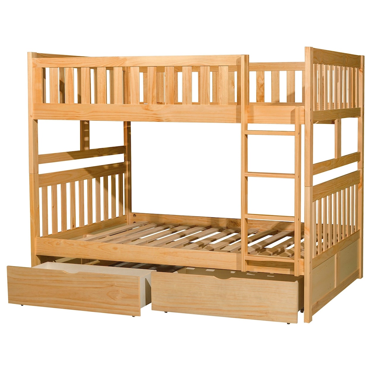 Homelegance Bartly Full Over Full Storage Bunk Bed