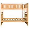 Home Style Natural Full over Full Bunk Bed