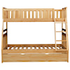 Homelegance Bartly Twin Over Full Trundle Bunk Bed