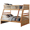 Homelegance Bartly Twin Over Full Bunk Bed