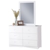 Homelegance Furniture Discovery Dresser and Mirror Set