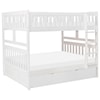 Homelegance Rowe Full Over Full Trundle Bunk Bed