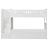 Homelegance Rowe Twin Over Twin Trundle Bunk Bed
