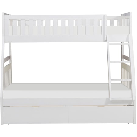 Twin Over Full Storage Bunk Bed