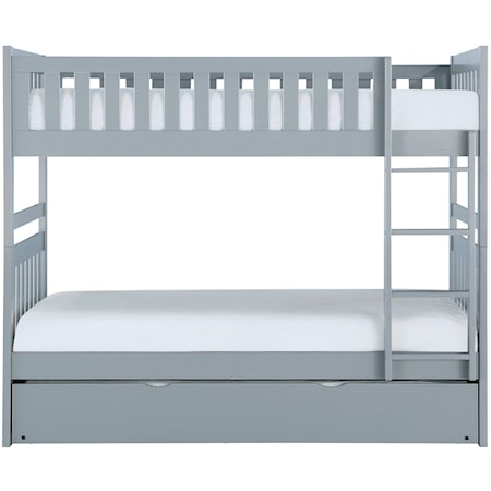 Twin Over Twin Trundle Bunk Bed