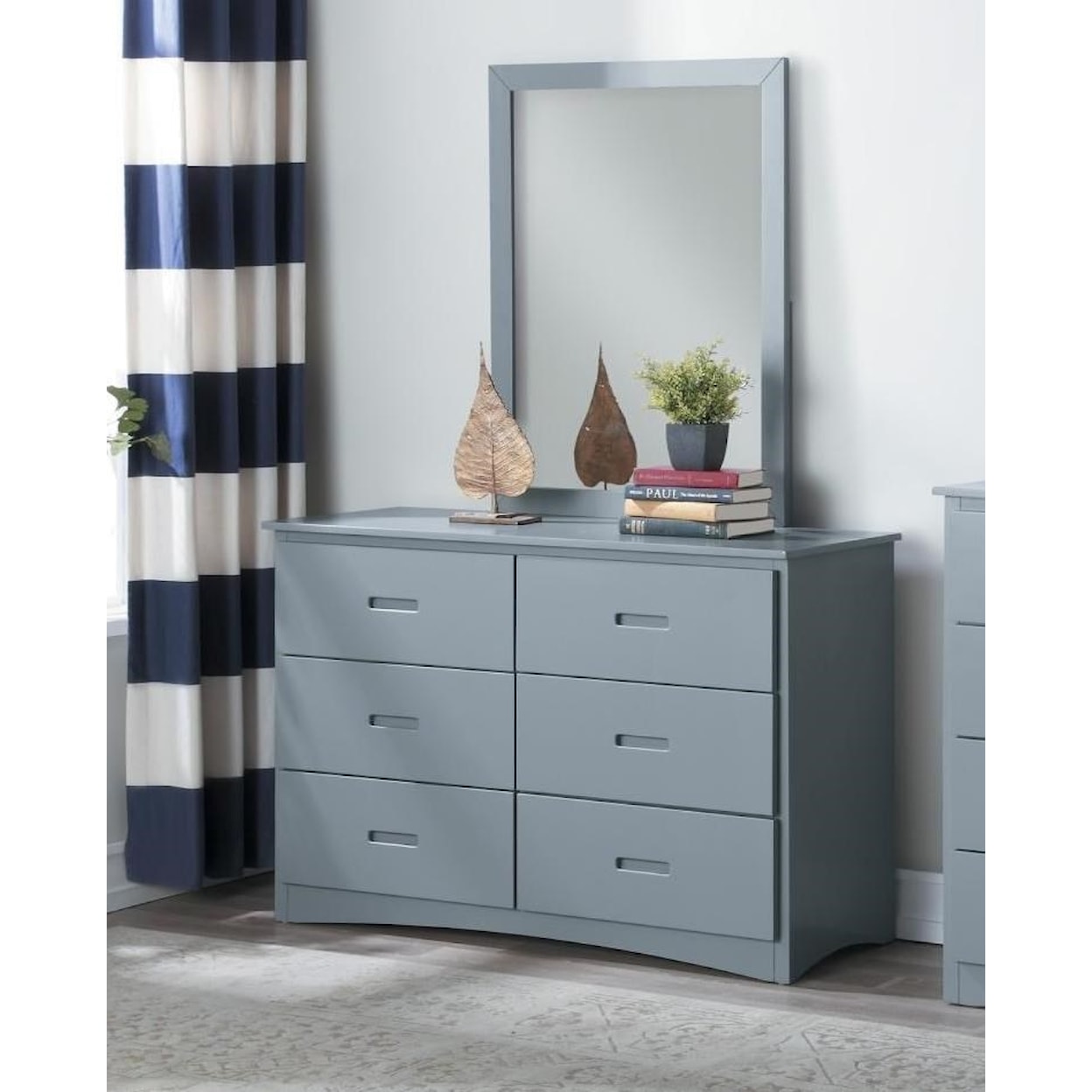 Homelegance Rowe Dresser and Mirror Set