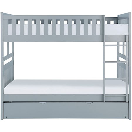 Full Over Full Trundle Bunk Bed