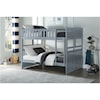 Home Style Gray Full Over Full Bunkbed