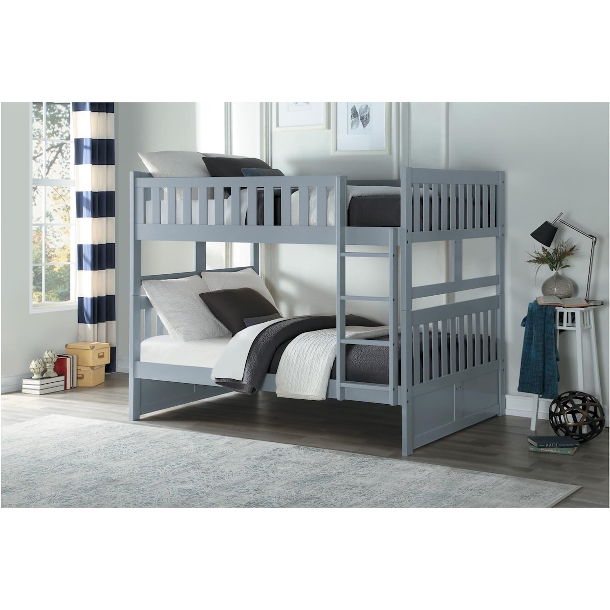 Homelegance Rowe Full Over Full Bunk Bed