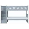 Homelegance Rowe Twin Over Twin Bunk Bed