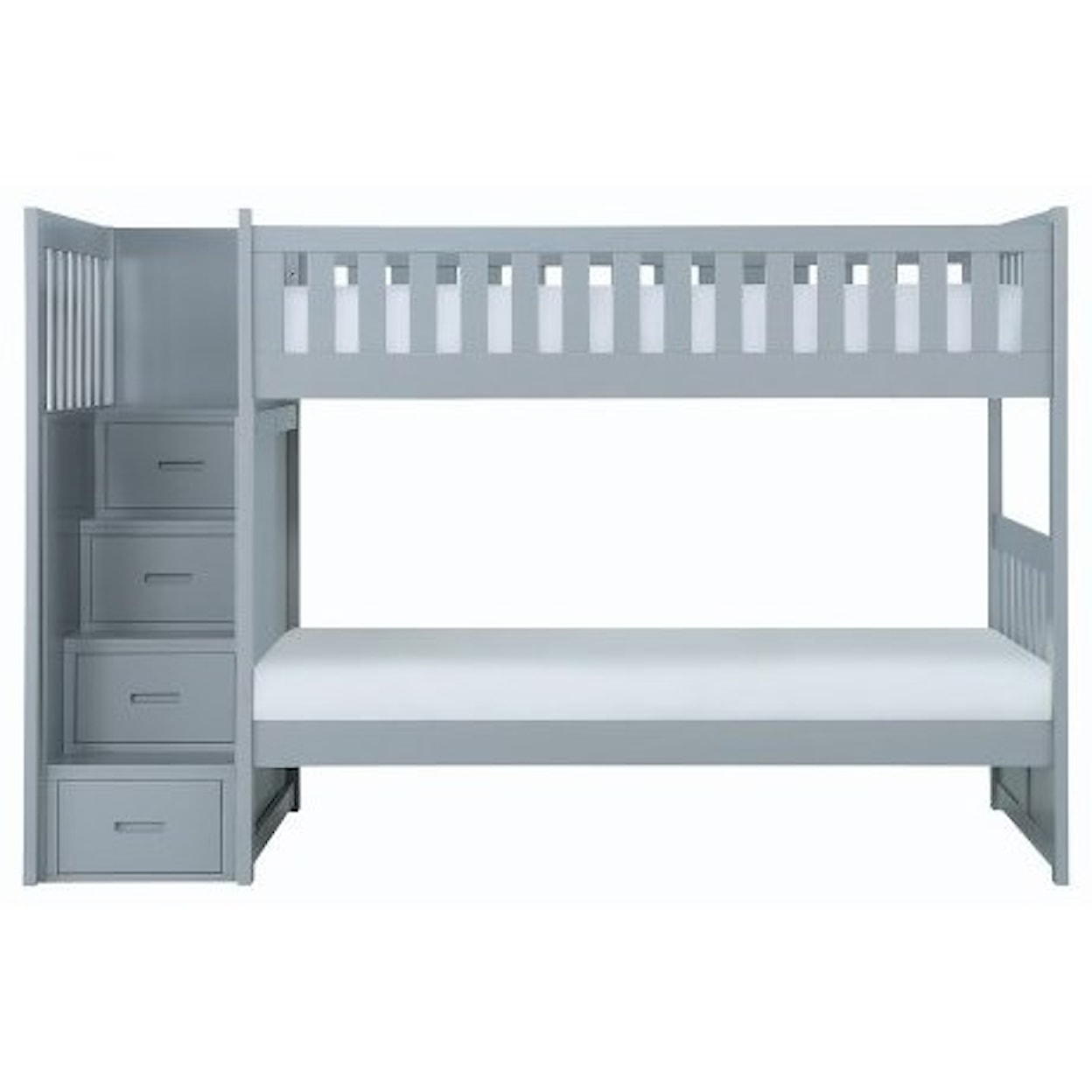 Homelegance Furniture Discovery Twin Over Twin Bunk Bed