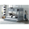 Homelegance Furniture Discovery Twin Over Full Trundle Bunk Bed