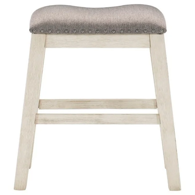 Timbre 5603WW24 Transitional Counter Height Stool with Nailhead Trim