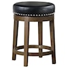 Homelegance Westby Round Swivel Counter Height Stool