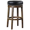 Homelegance Furniture Westby Round Swivel Pub Height Stool