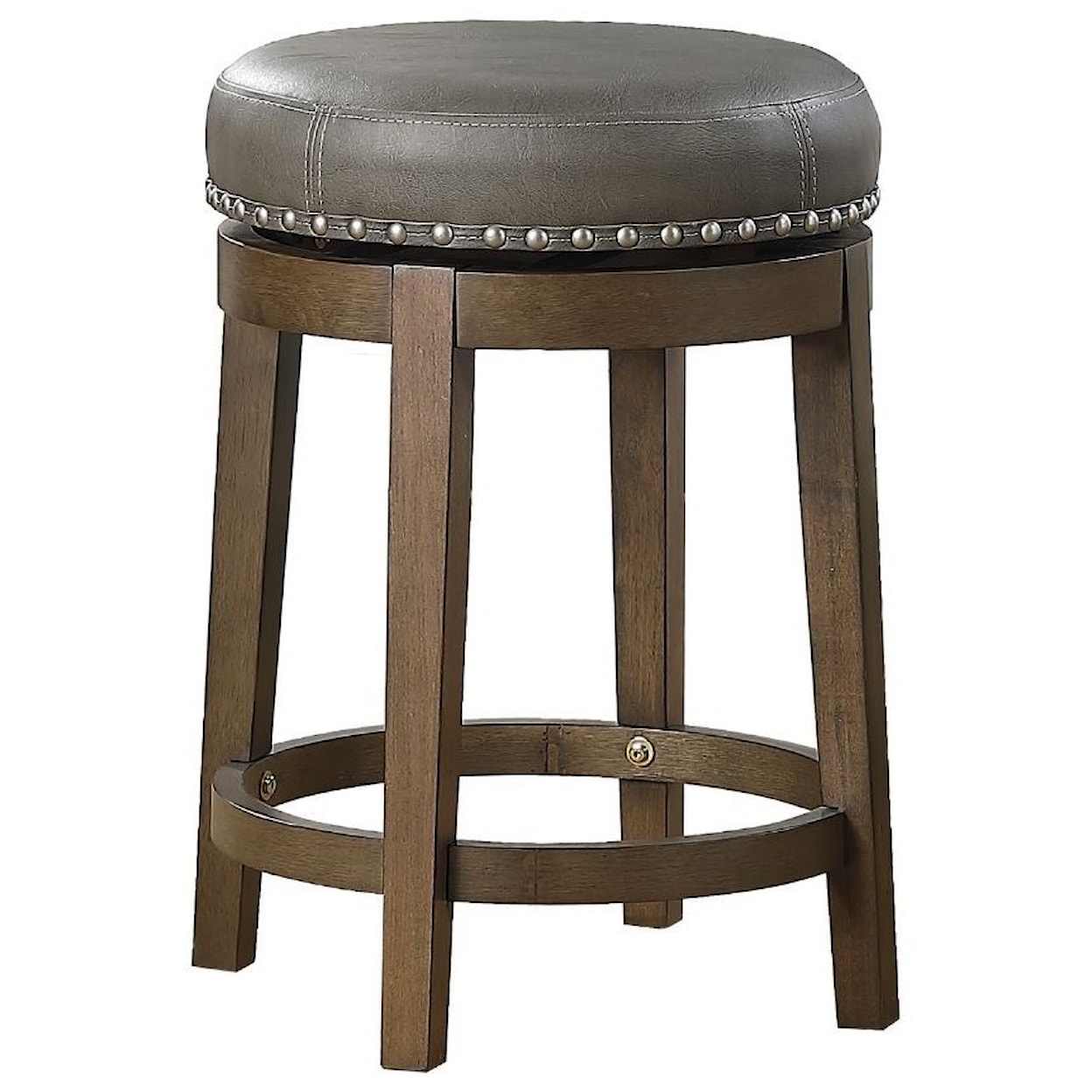 Homelegance Westby Round Swivel Counter Height Stool