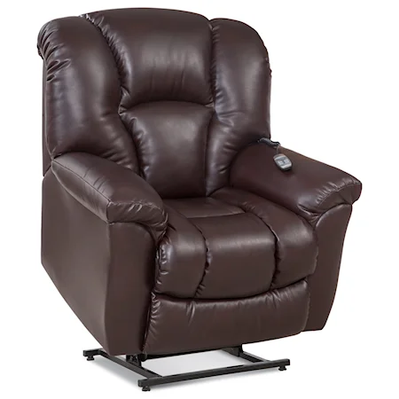Casual Lift Recliner with Bucket Seat