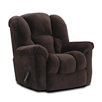 Casual Rocker Recliner with Bucket Seat