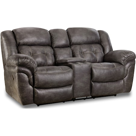 Reclining Console Loveseat