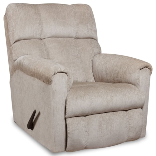 Casual Style Plush Rocker Recliner