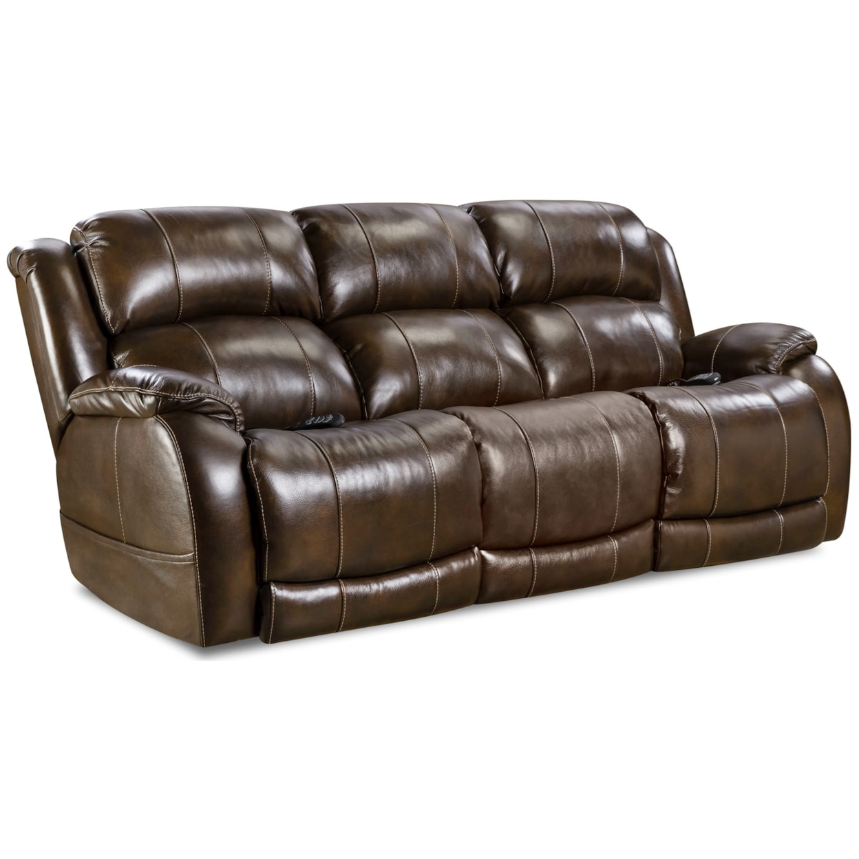 HomeStretch 170 Double Reclining Power Sofa