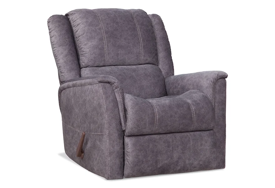 172 Casual Rocker Recliner by HomeStretch at Westrich Furniture & Appliances