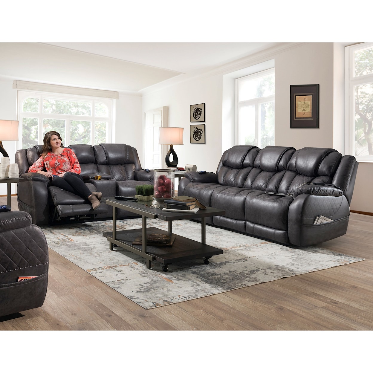 HomeStretch 174 Reclining Living Room Group