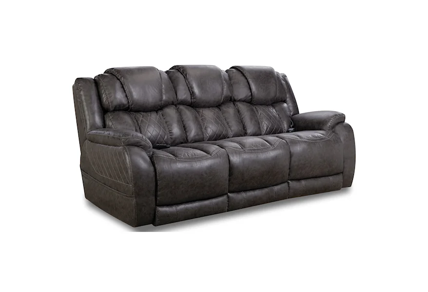 174 Double Reclining Power Sofa by HomeStretch at Sheely's Furniture & Appliance