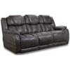 HomeStretch Marlin Double Reclining Power Sofa