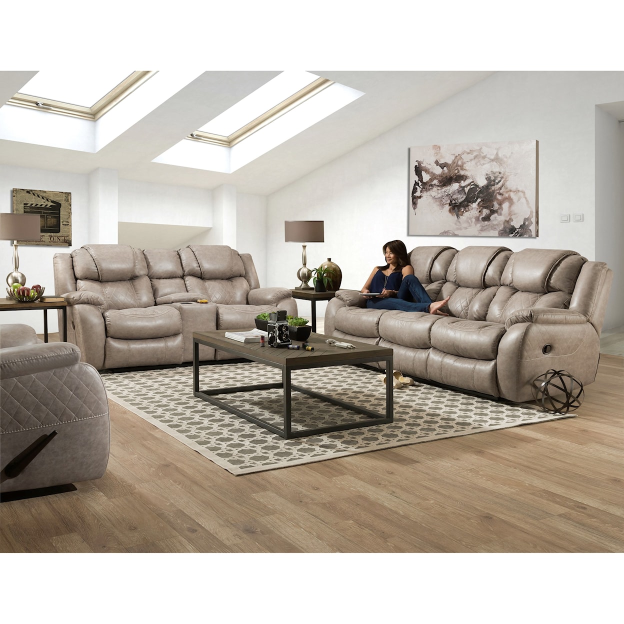 HomeStretch 182 Reclining Living Room Group