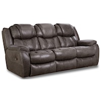 Casual Style Double Reclining Sofa
