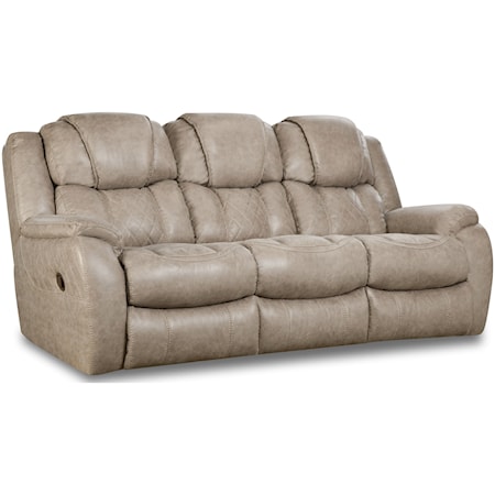 Casual Style Double Reclining Sofa