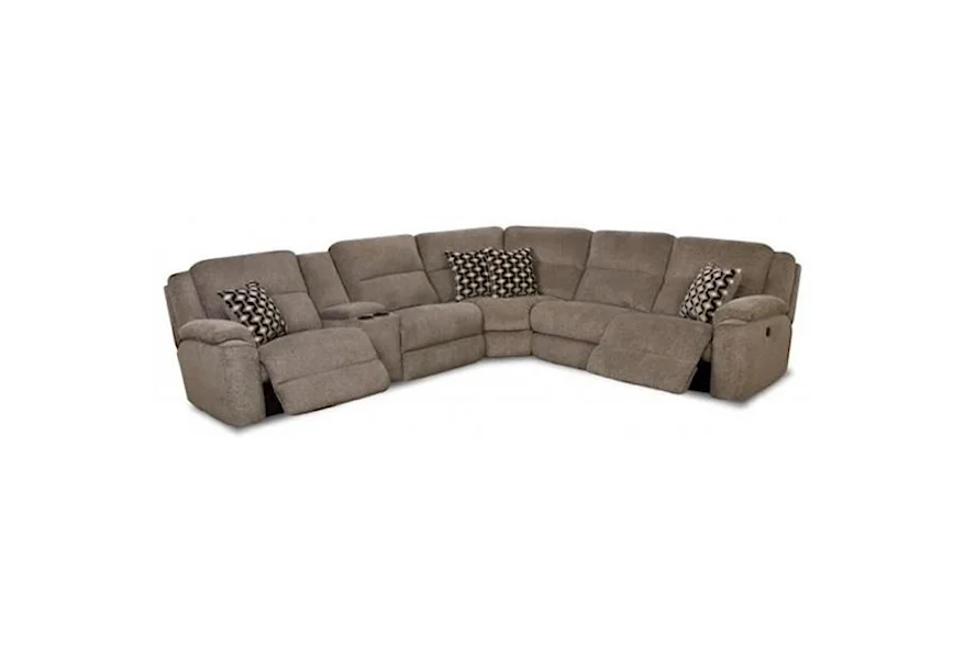 162 Casual Power Reclining Sectional Sofa by HomeStretch at Gill Brothers Furniture & Mattress