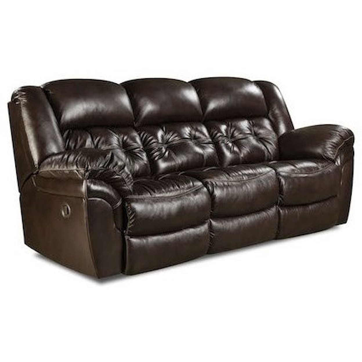 HomeStretch 155 Double Reclining Sofa