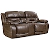 HomeStretch Enterprise Power Reclining Console Loveseat